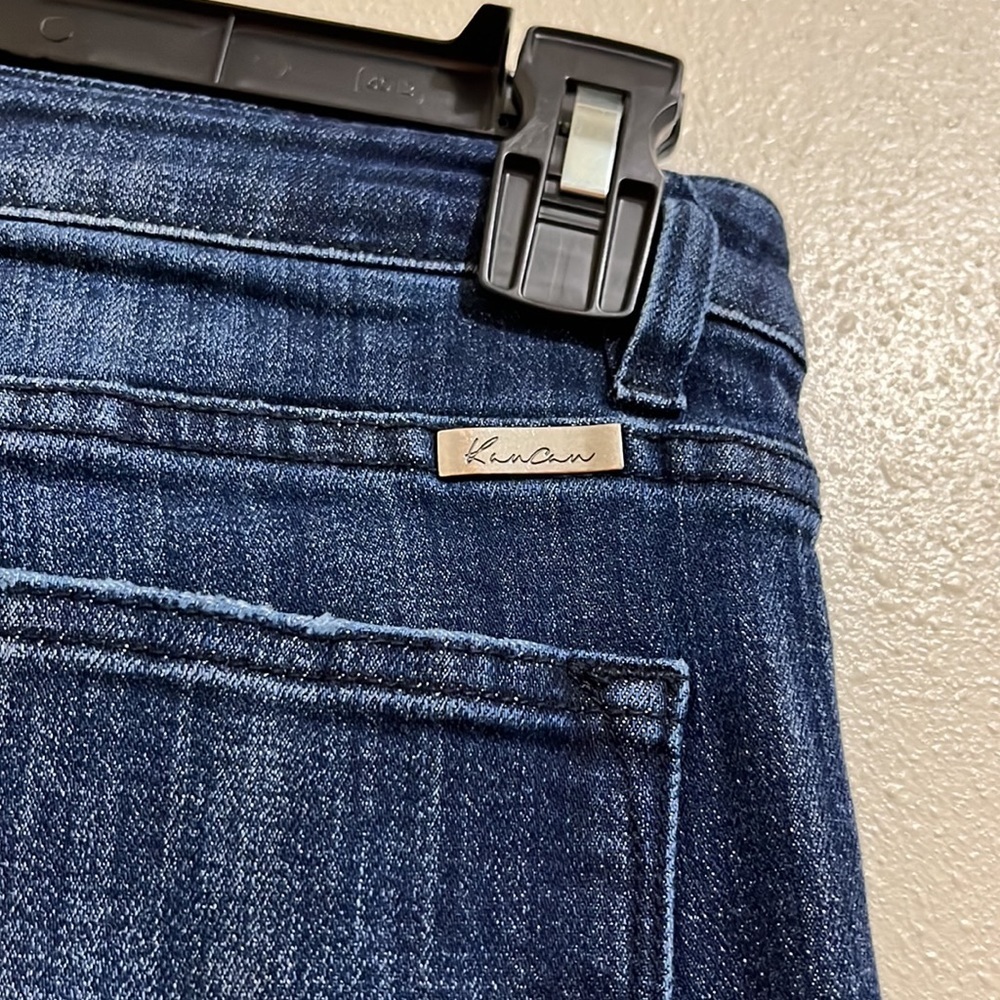 KanCan dark blue denim bell bottom denim jeans. Size 5 - Picture 6 of 7
